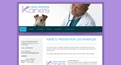 Desktop Screenshot of clinicaveterinariakanes.com