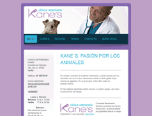 Tablet Screenshot of clinicaveterinariakanes.com